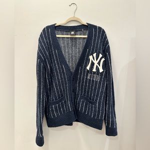 KITH x MLB x YANKEES Striped Cardigan